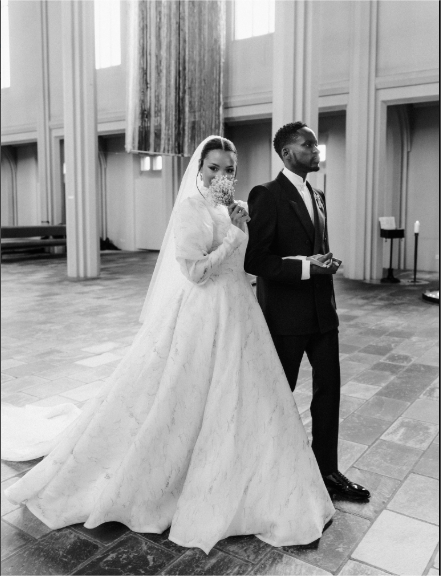 Temi Otedola and Husband Mr Eazi