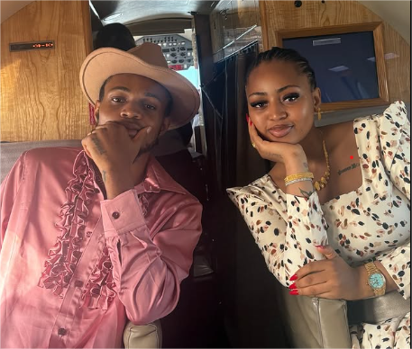 Regina Daniels and Brother