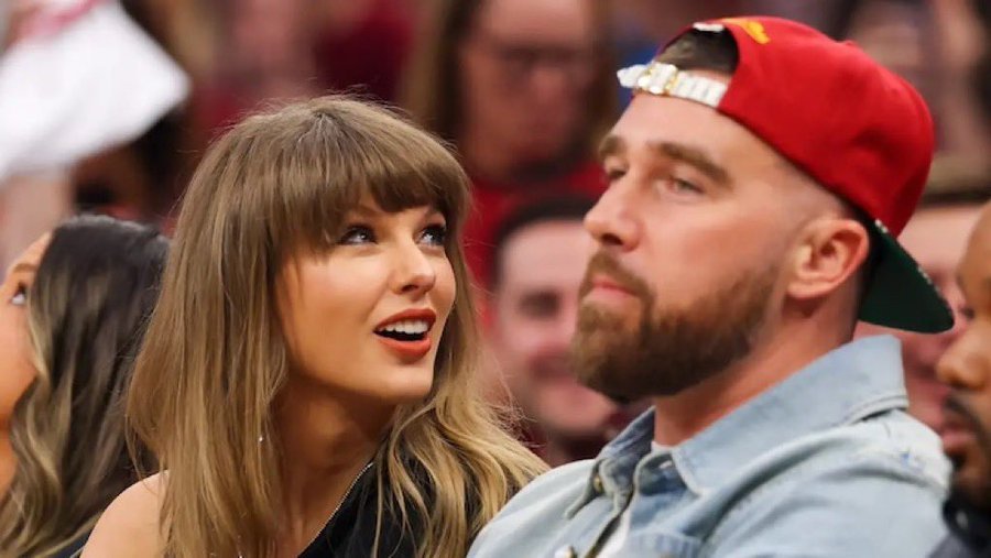 Taylor Swift and Travis Kelce