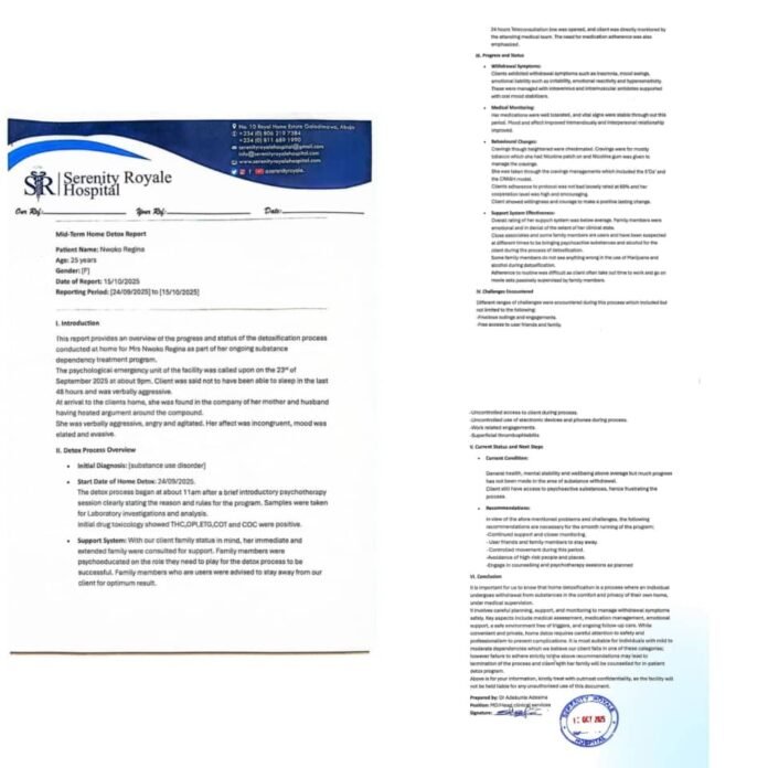 Regina Daniels Reportedly Test Positive To Cocaine, Other Hard Drug As Medical Reports Emerge