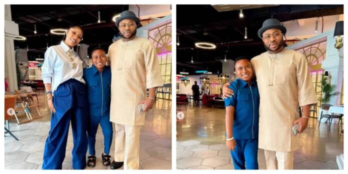 ‘You Have Done An Incredible Job Raising Him’ – Olakunle Churchill Commends Tonto Dikeh After Reuniting With Son