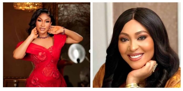‘You For No Repent’ – Tonto Dikeh’s Striking Statement Sparks Reactions Amid Rosy Meurer’s Outbursts