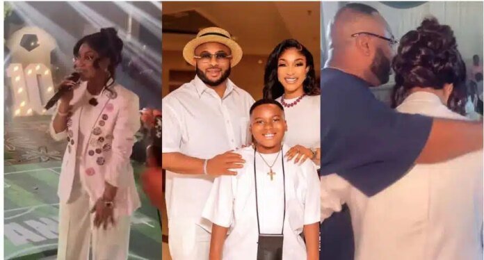 Tonto Dikeh Expresses Love For Ex-husband, Olakunle Churchill At Their Son’s Birthday Party